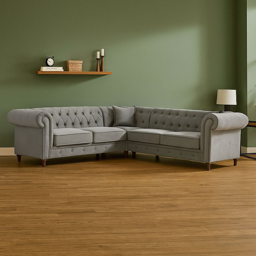 OLYMPIA CHESTERFEILD CORNER SOFAS