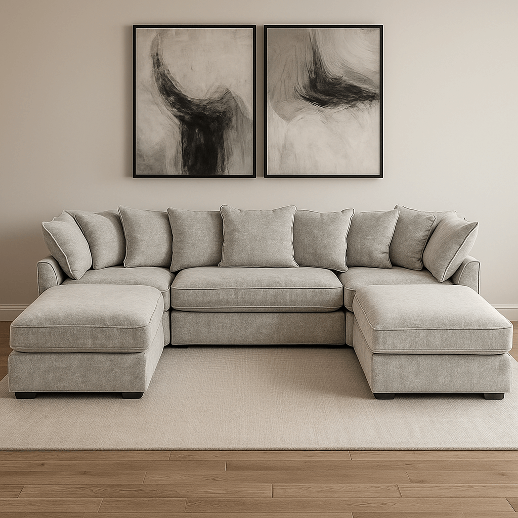 OLYMPIA CHESTERFEILD U-SHAPED SOFA